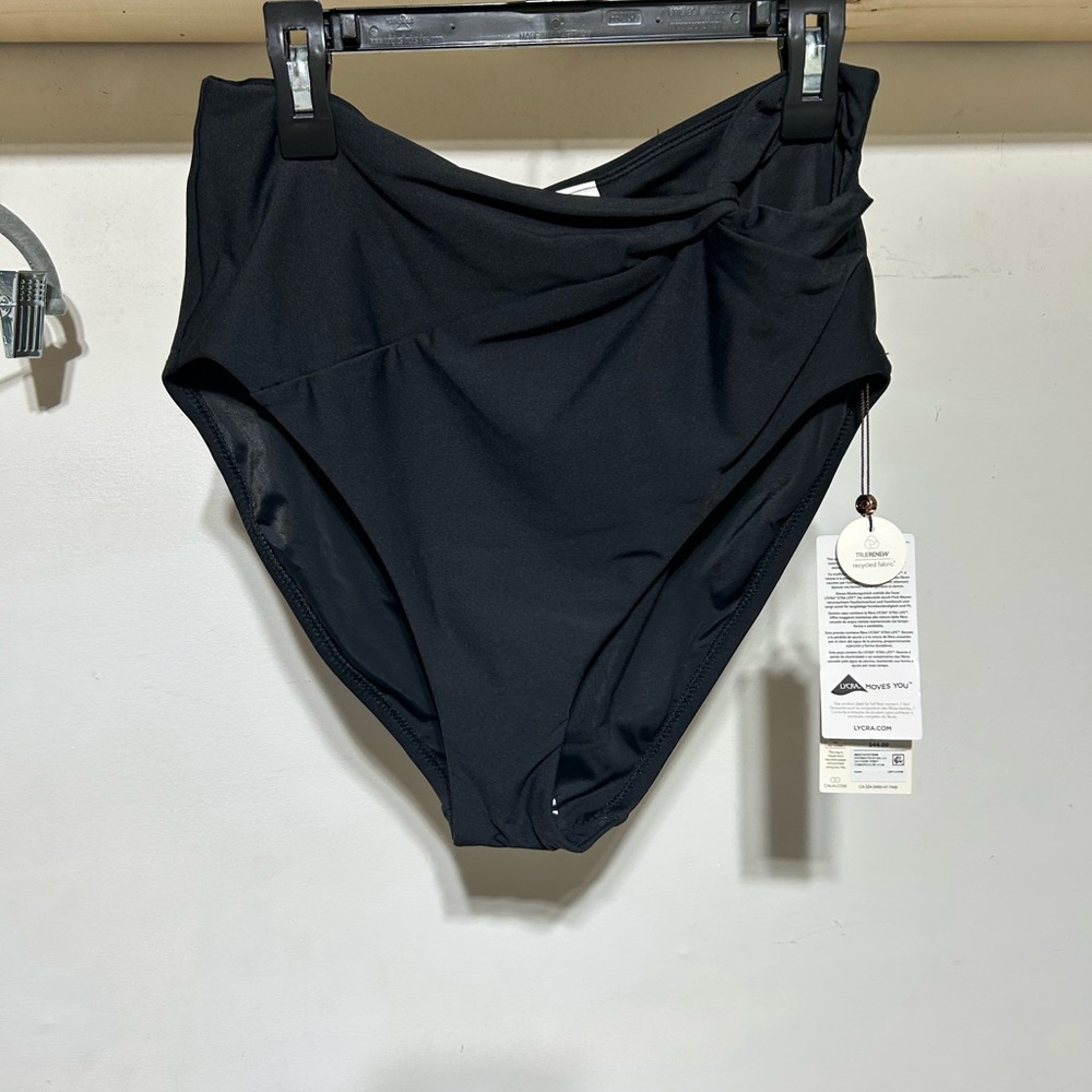 CALIA by Carrie Underwood Black High-Waisted Bikini